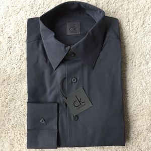 FINAL SALE! CK long sleeved gray dress shirt